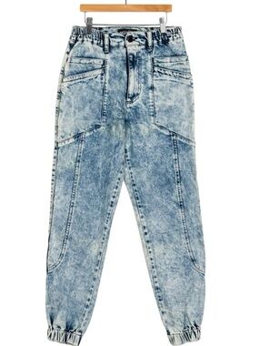 Tie-Dye Print Skinny Leg Pants
Blue 
Retrofete